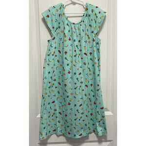 Hanna Andersson Tidepool Fruit Swing Cover Up Dress Size 10 140cm